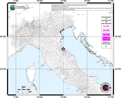 Mappa territorio comunale con almeno 3 questionari