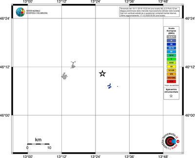 Mappa EMS - territori località