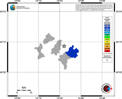 Mappa EMS - territori comuni