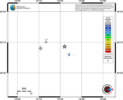 Mappa MCS - territori località