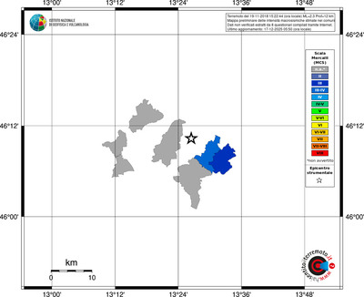 Mappa MCS - territori comuni
