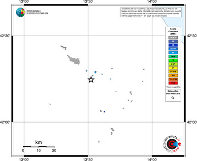 Mappa EMS - territori località