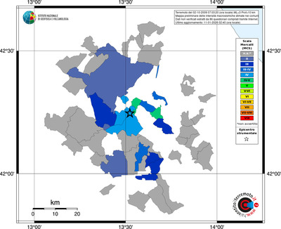 Mappa MCS - territori comuni