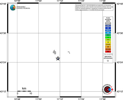 Mappa EMS - territori località