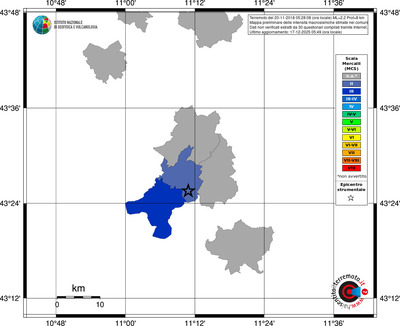 Mappa MCS - territori comuni