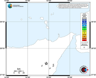 Mappa EMS - territori località