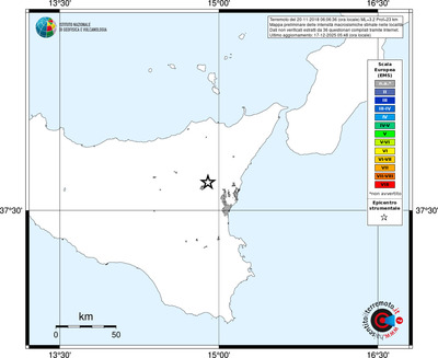 Mappa EMS - territori località