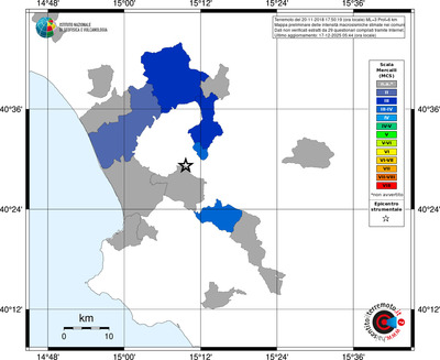 Mappa MCS - territori comuni