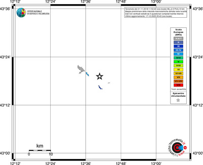 Mappa EMS - territori località