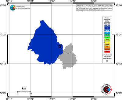 Mappa EMS - territori comuni