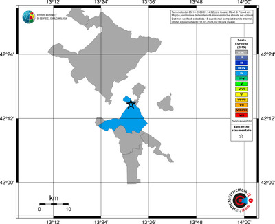 Mappa EMS - territori comuni
