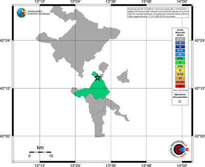 Mappa MCS - territori comuni