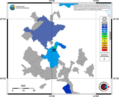 Mappa MCS - territori comuni