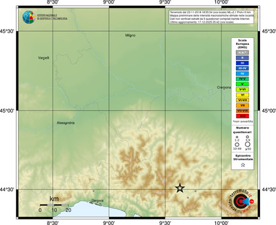 Mappa EMS - località