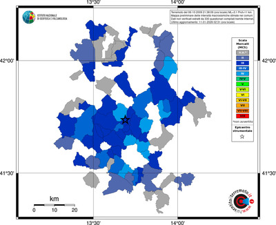 Mappa MCS - territori comuni