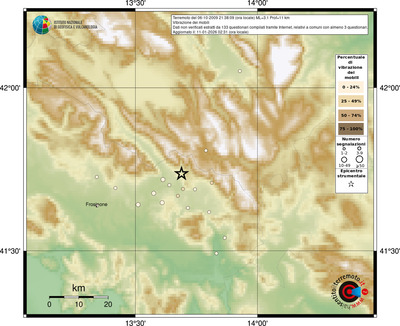 Mappa comuni con almeno 3 questionari