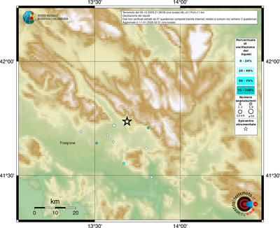 Mappa comuni con almeno 3 questionari