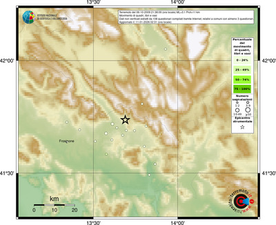 Mappa comuni con almeno 3 questionari