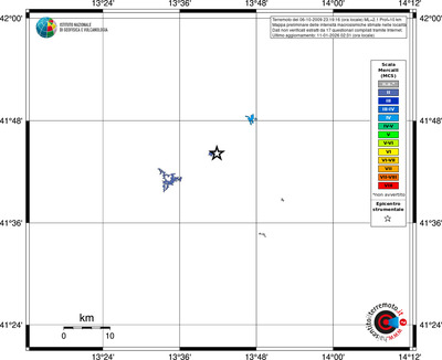 Mappa MCS - territori località