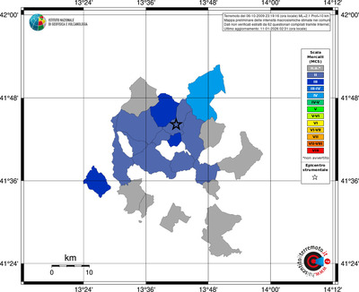 Mappa MCS - territori comuni