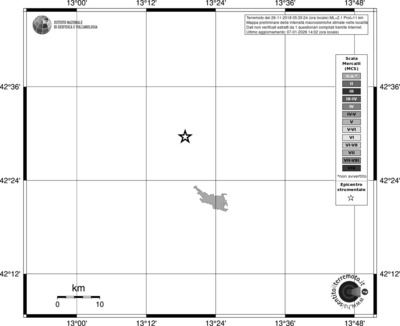 Mappa MCS - territori località