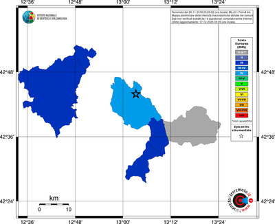 Mappa EMS - territori comuni