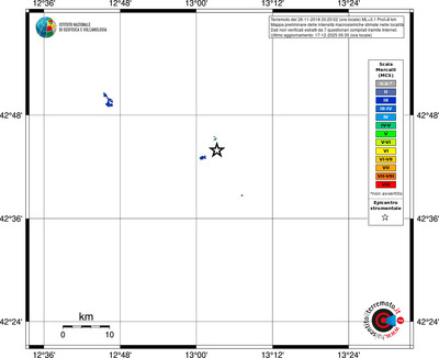 Mappa MCS - territori località