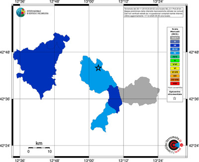 Mappa MCS - territori comuni