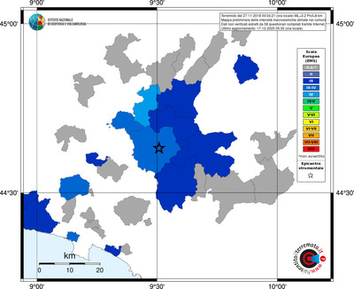 Mappa EMS - territori comuni