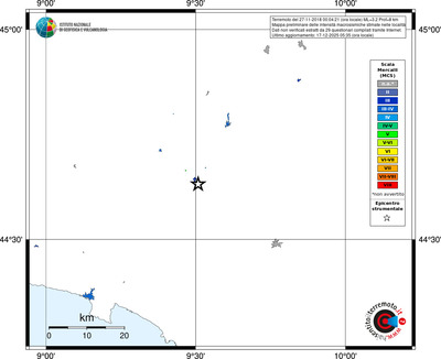 Mappa MCS - territori località
