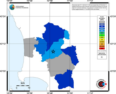 Mappa EMS - territori comuni