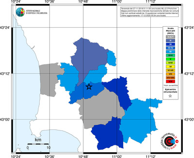 Mappa MCS - territori comuni