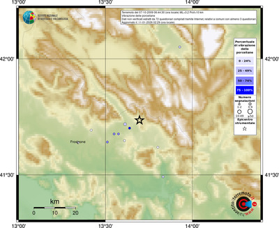 Mappa comuni con almeno 3 questionari