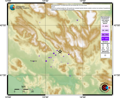 Mappa comuni con almeno 3 questionari