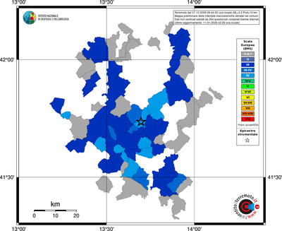 Mappa EMS - territori comuni