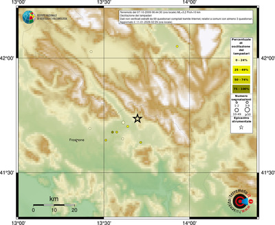 Mappa comuni con almeno 3 questionari