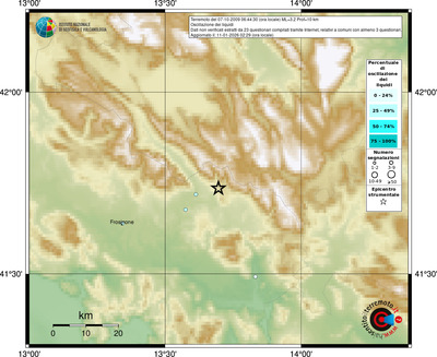 Mappa comuni con almeno 3 questionari