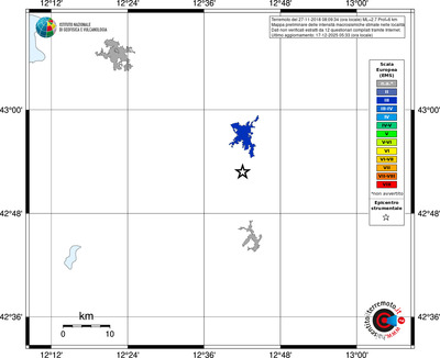 Mappa EMS - territori località