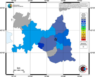 Mappa MCS - territori comuni
