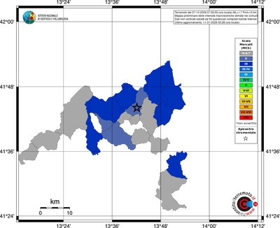Mappa MCS - territori comuni