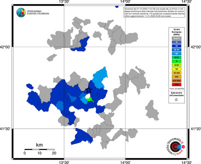 Mappa EMS - territori comuni