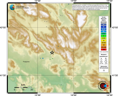 Mappa MCS - località