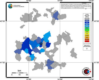 Mappa MCS - territori comuni