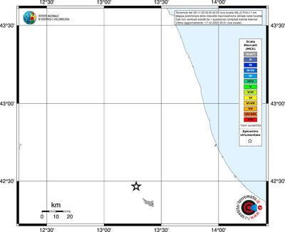 Mappa MCS - territori località