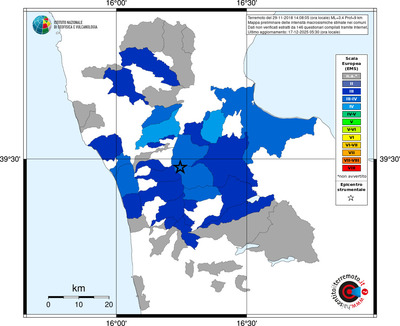 Mappa EMS - territori comuni