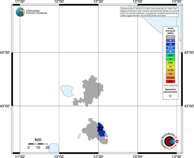 Mappa EMS - territori comuni