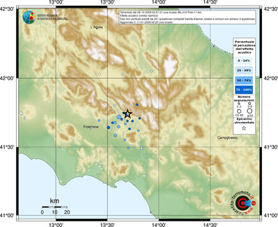 Mappa comuni con almeno 3 questionari