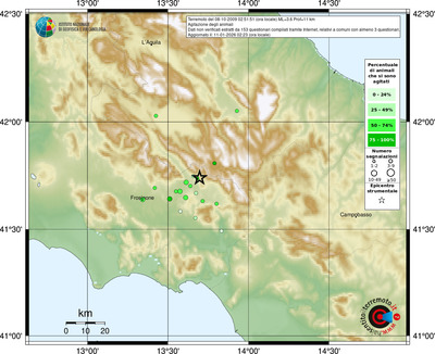 Mappa comuni con almeno 3 questionari