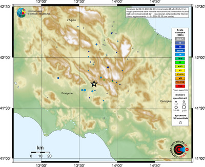Mappa EMS - località