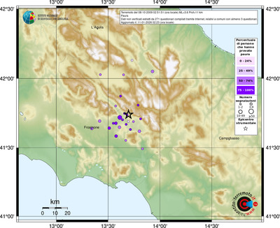 Mappa comuni con almeno 3 questionari